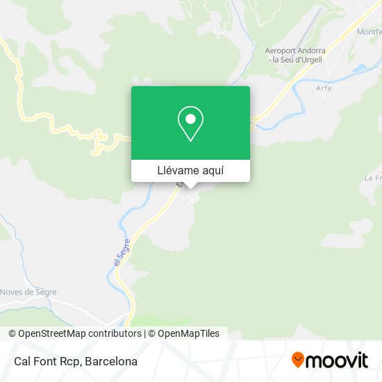 Mapa Cal Font Rcp