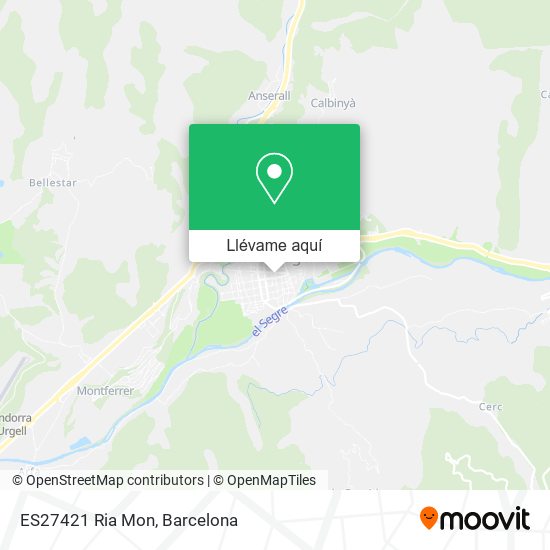 Mapa ES27421 Ria Mon