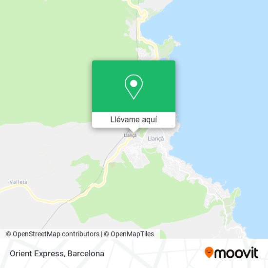 Mapa Orient Express