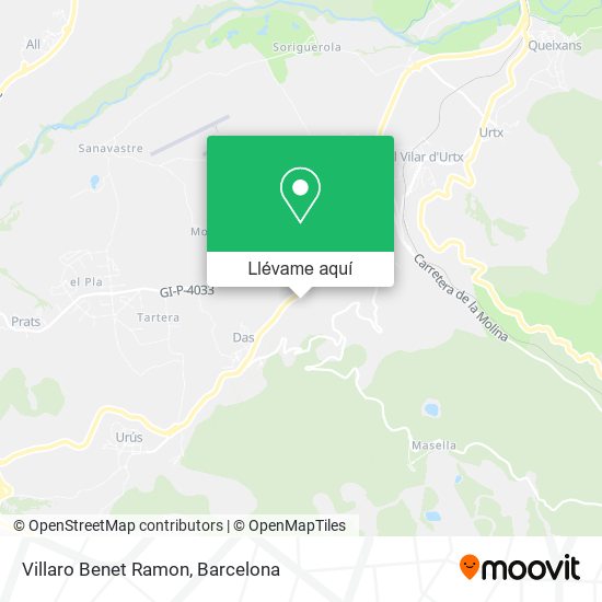 Mapa Villaro Benet Ramon