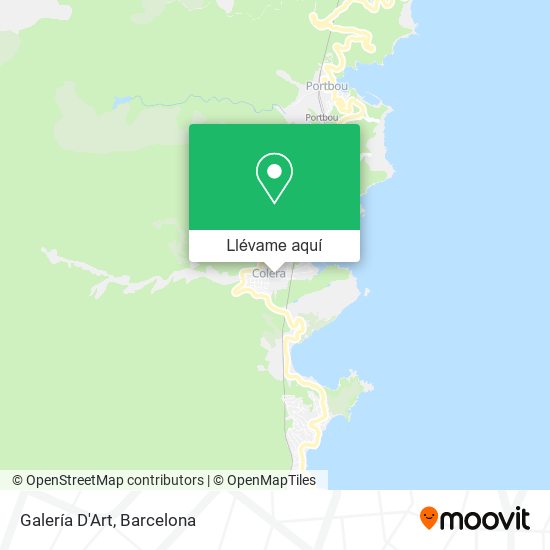 Mapa Galería D'Art