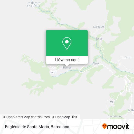 Mapa Església de Santa Maria