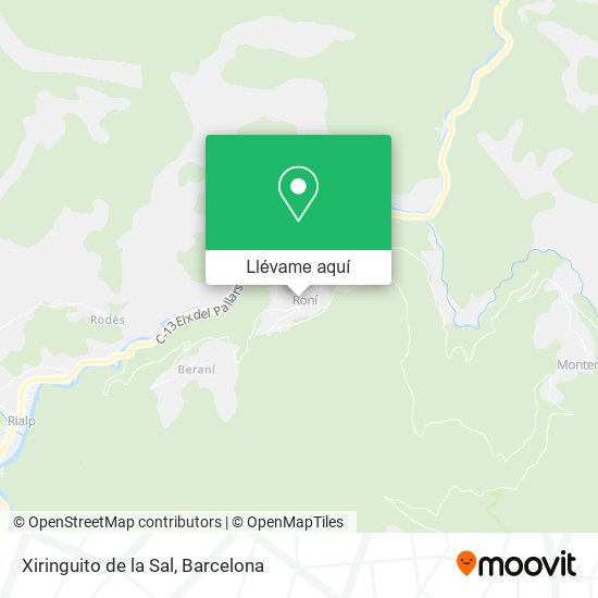Mapa Xiringuito de la Sal