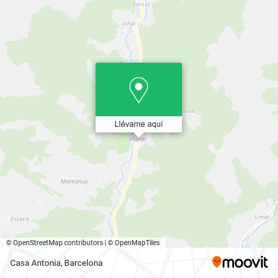 Mapa Casa Antonia