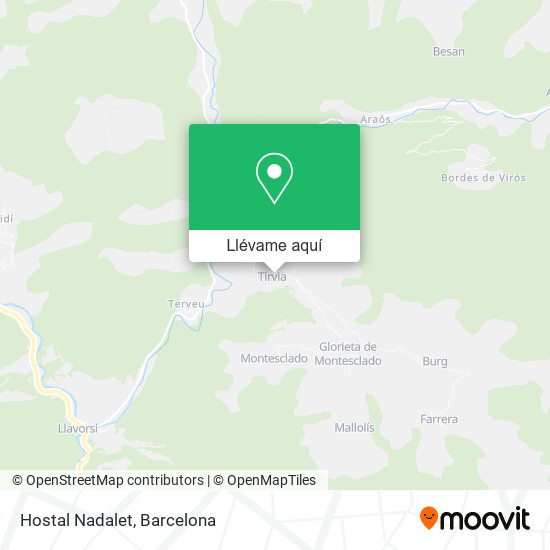 Mapa Hostal Nadalet