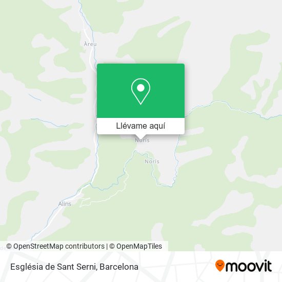 Mapa Església de Sant Serni
