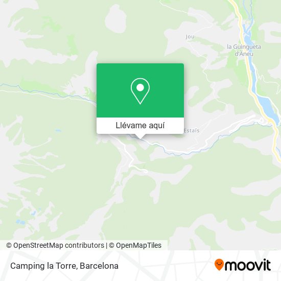 Mapa Camping la Torre