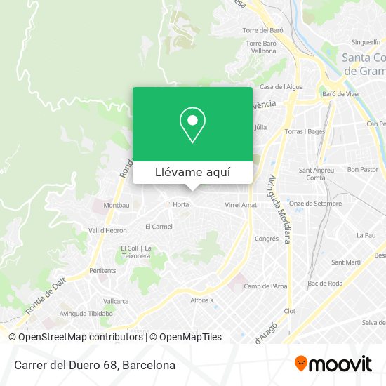 Mapa Carrer del Duero 68