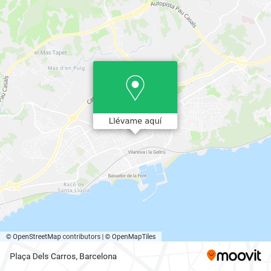 Mapa Plaça Dels Carros