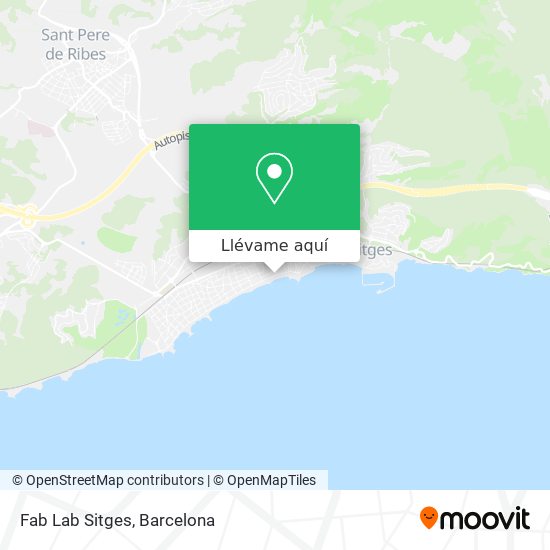 Mapa Fab Lab Sitges