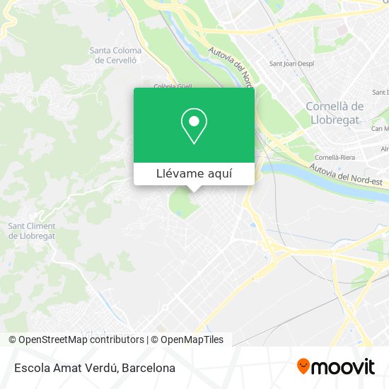 Mapa Escola Amat Verdú