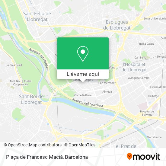 Mapa Plaça de Francesc Macià