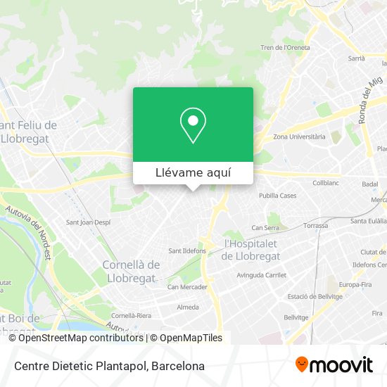 Mapa Centre Dietetic Plantapol