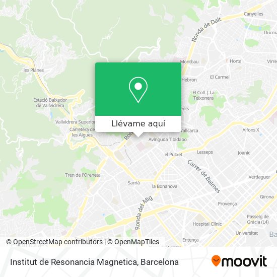 Mapa Institut de Resonancia Magnetica