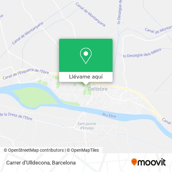 Mapa Carrer d'Ulldecona