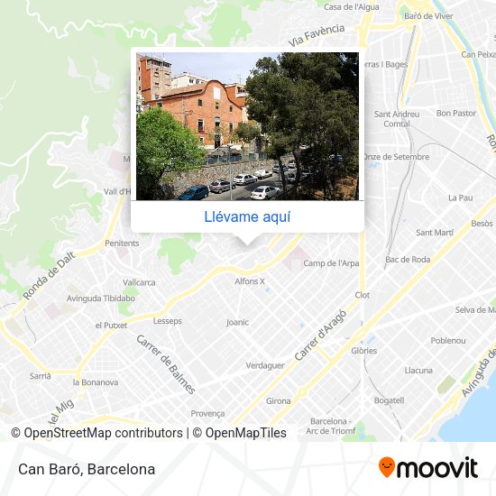 Mapa Can Baró