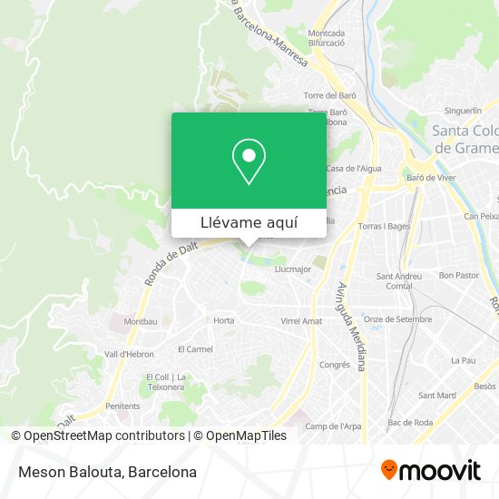 Mapa Meson Balouta