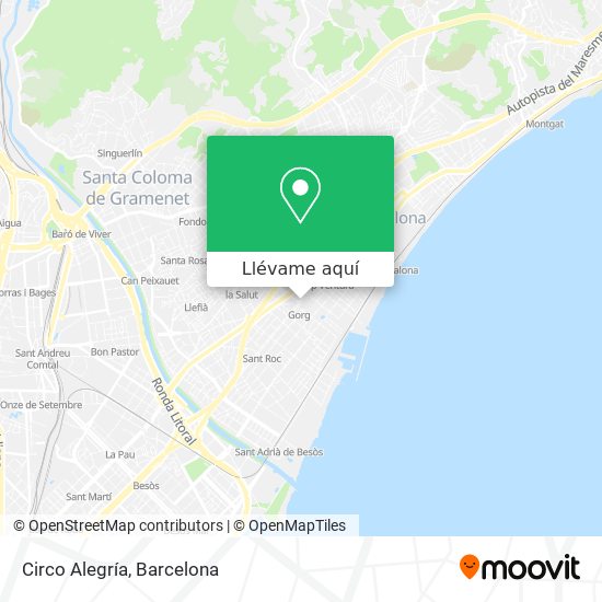 Mapa Circo Alegría