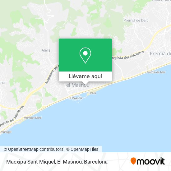 Mapa Macxipa Sant Miquel, El Masnou