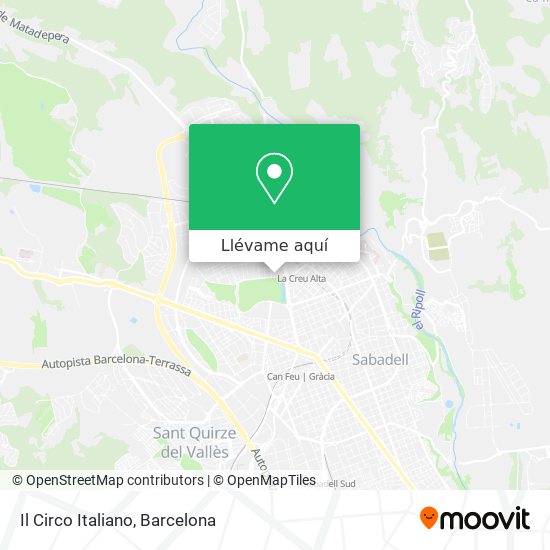 Mapa Il Circo Italiano