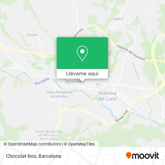 Mapa Chocolat-box