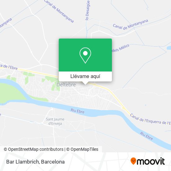 Mapa Bar Llambrich
