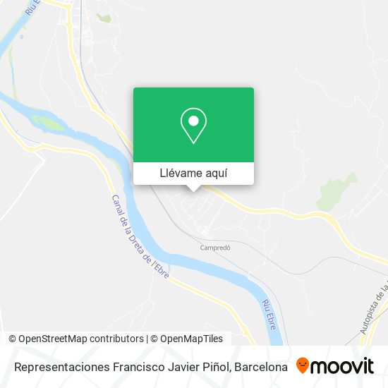Mapa Representaciones Francisco Javier Piñol
