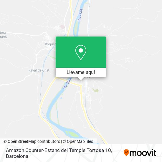 Mapa Amazon Counter-Estanc del Temple Tortosa 10