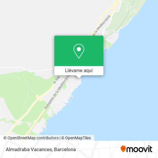 Mapa Almadraba Vacances
