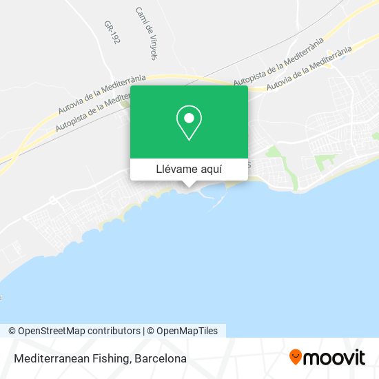 Mapa Mediterranean Fishing