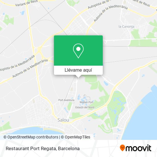 Mapa Restaurant Port Regata