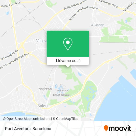 Mapa Port Aventura