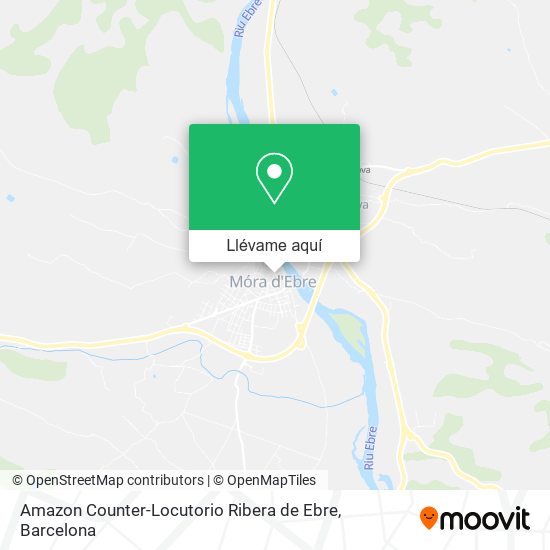 Mapa Amazon Counter-Locutorio Ribera de Ebre