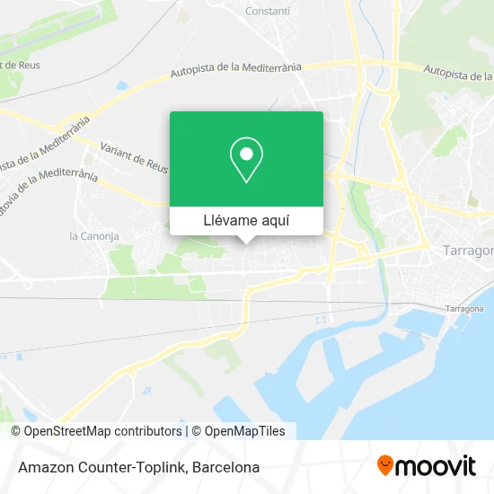 Mapa Amazon Counter-Toplink