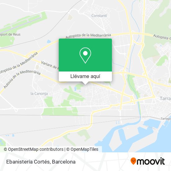 Mapa Ebanistería Cortés