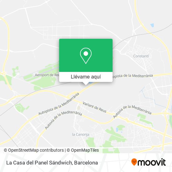 Mapa La Casa del Panel Sándwich