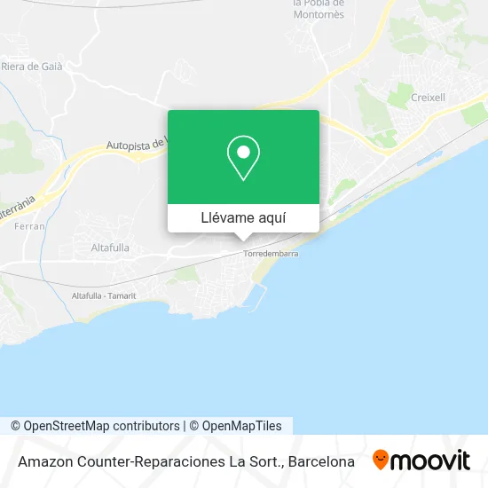 Mapa Amazon Counter-Reparaciones La Sort.