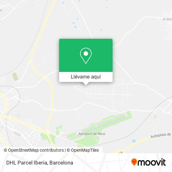 Mapa DHL Parcel Iberia