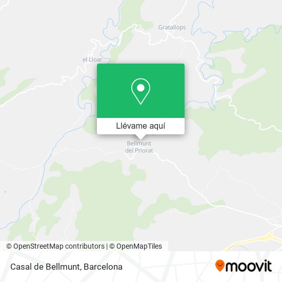 Mapa Casal de Bellmunt