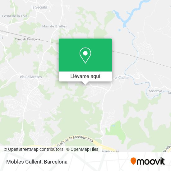 Mapa Mobles Gallent