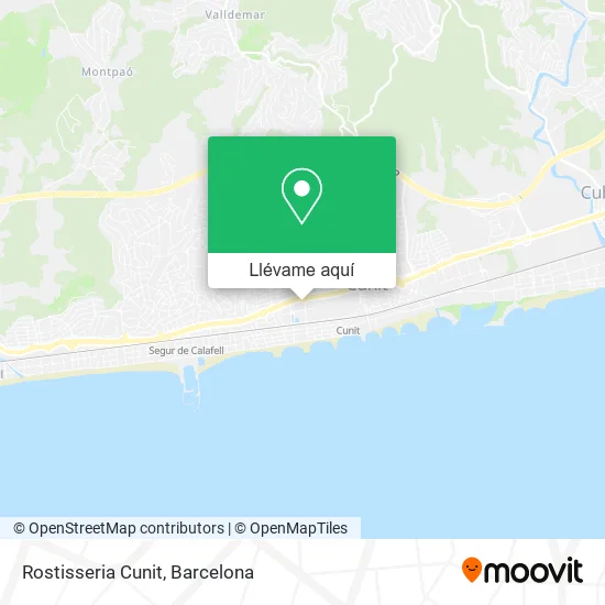 Mapa Rostisseria Cunit