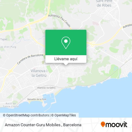 Mapa Amazon Counter-Guru Mobiles.