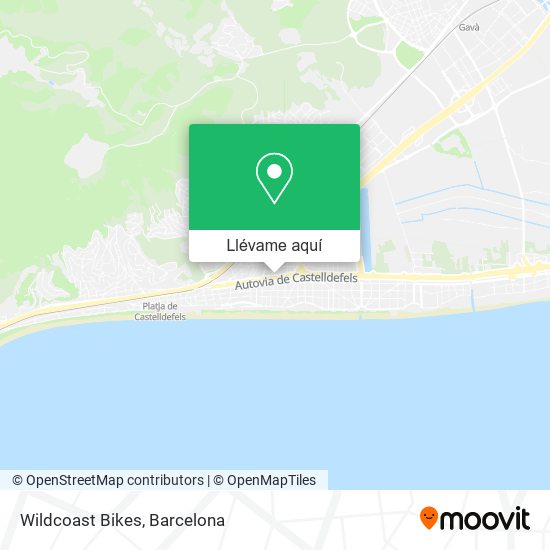Mapa Wildcoast Bikes