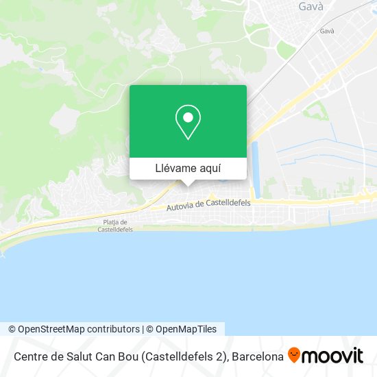 Mapa Centre de Salut Can Bou (Castelldefels 2)
