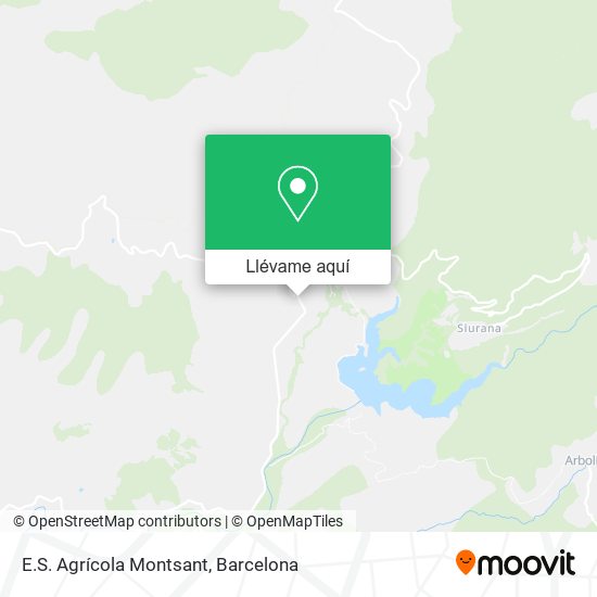Mapa E.S. Agrícola Montsant