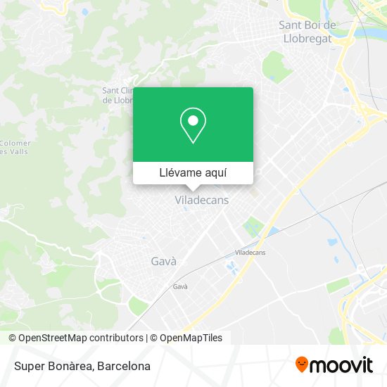 Mapa Super Bonàrea