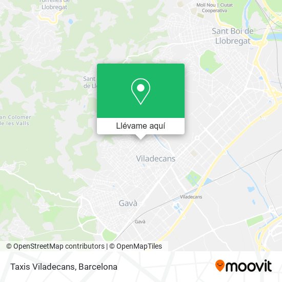 Mapa Taxis Viladecans
