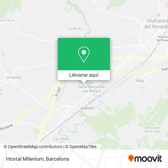 Mapa Hostal Milenium