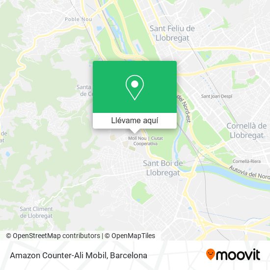 Mapa Amazon Counter-Ali Mobil