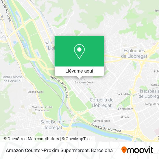 Mapa Amazon Counter-Proxim Supermercat